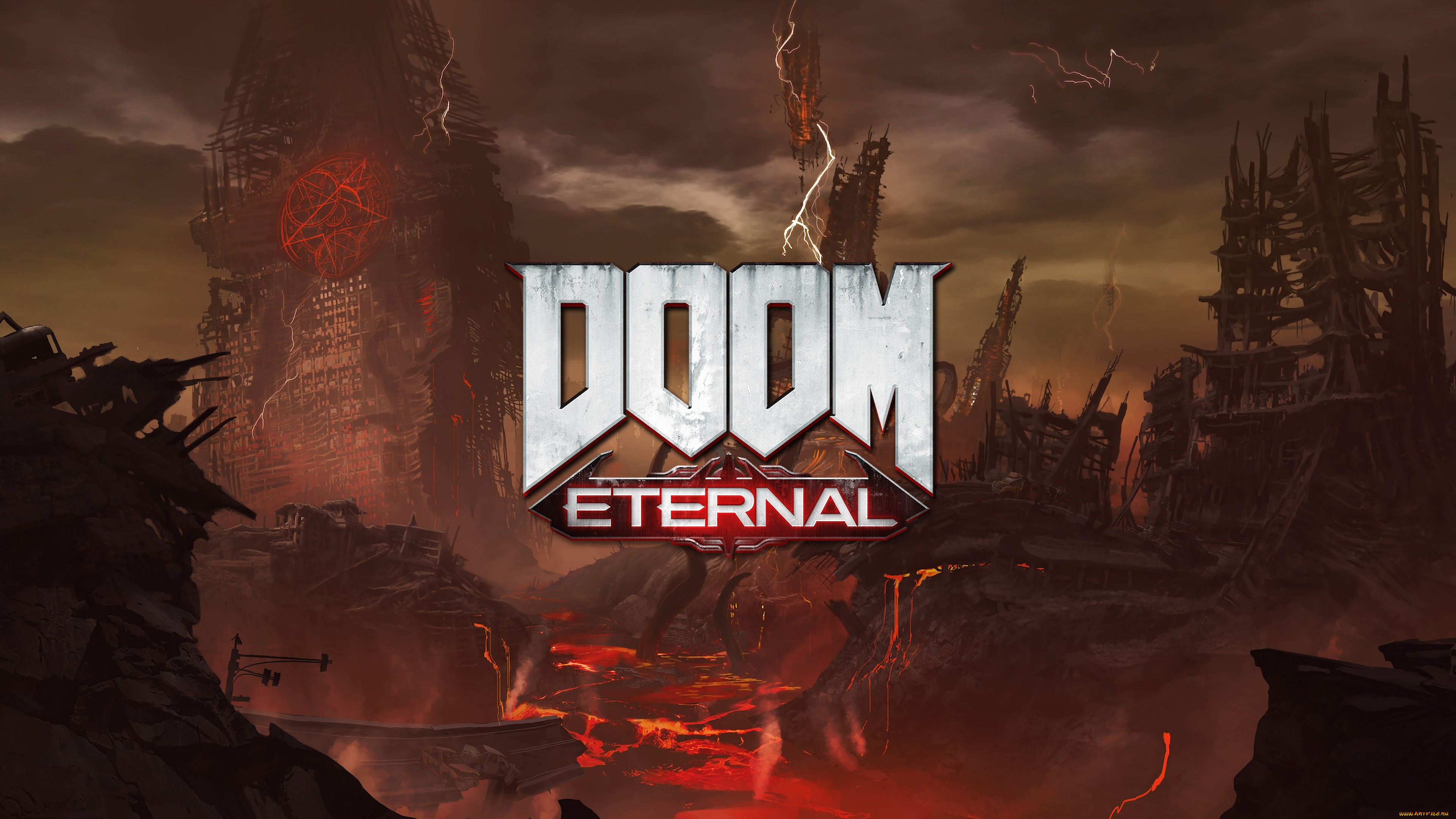 Обои Видео Игры DOOM Eternal, обои для рабочего стола, фотографии видео игры,  doom eternal, doom, eternal, шутер, action Обои для рабочего стола, скачать  обои картинки заставки на рабочий стол.